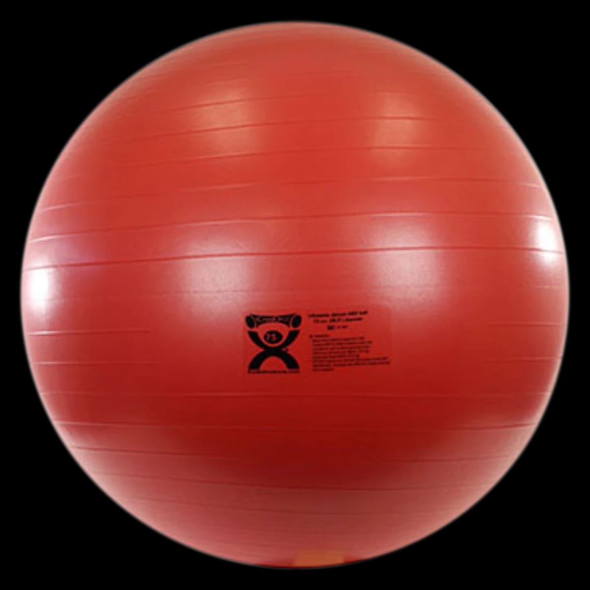 CanDo Exercise Ball ABS, 75 cm (30") Red