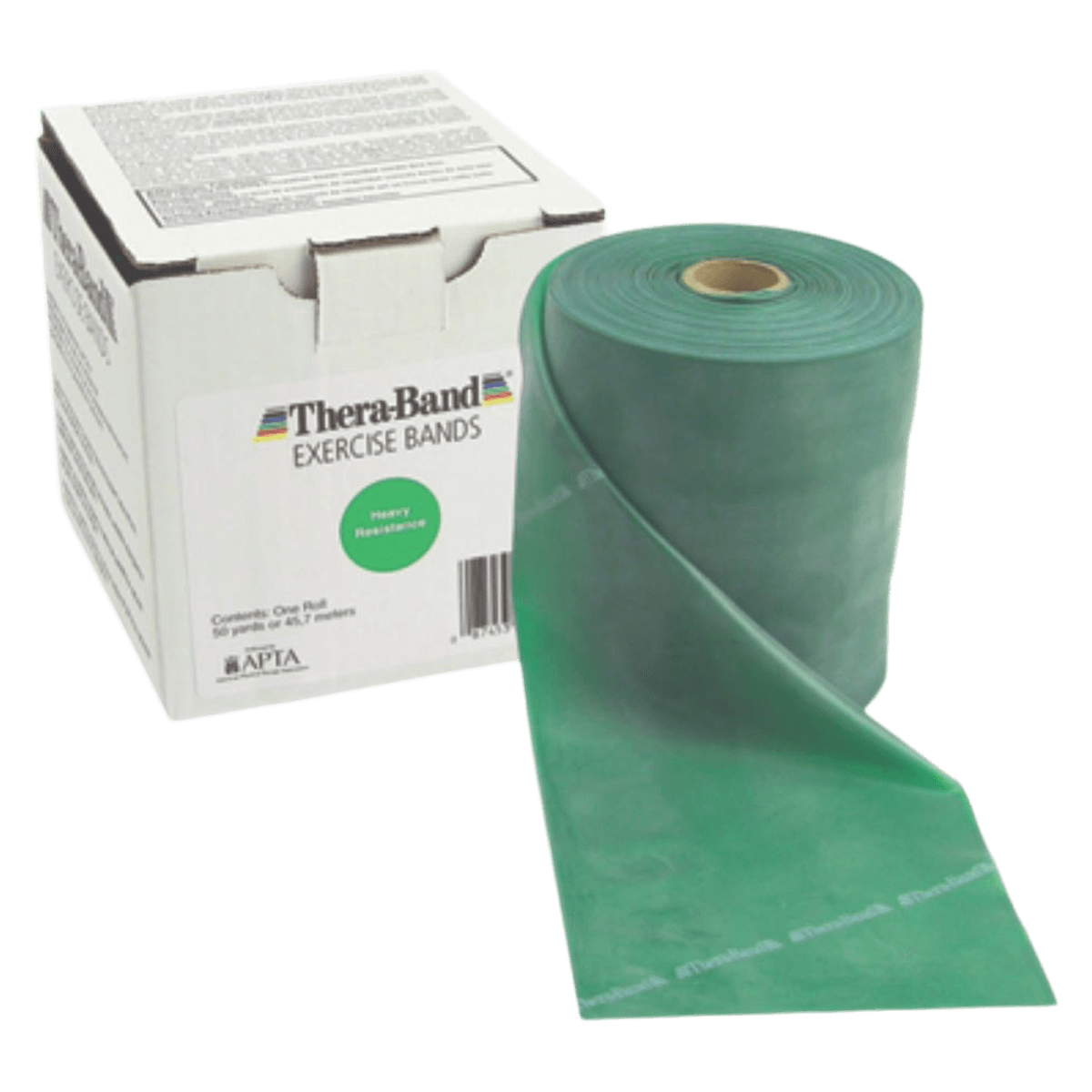 Thera-Band Exercise Band, Green (Heavy), 5" x 50 yd Roll