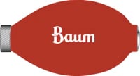 W.A. Baum Co. Inc. Inflation Bulb Only, Non-Latex, Red, for Aneroid Sphygmomanometer