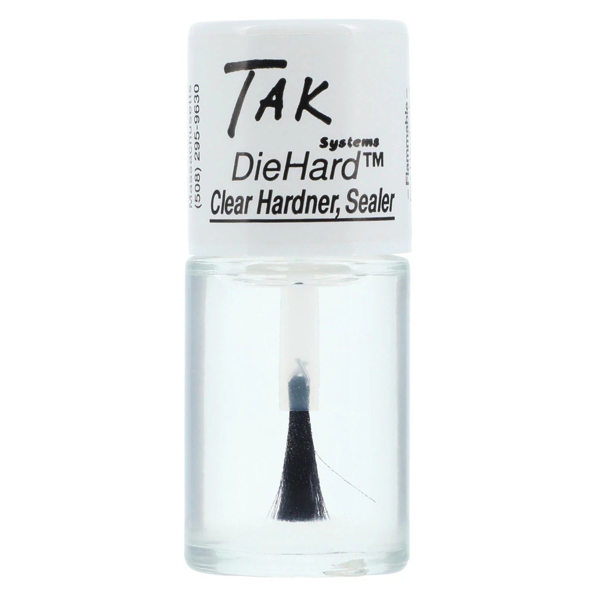 Tak Systems Die Hardener, Clear, 1/2 oz Bottle