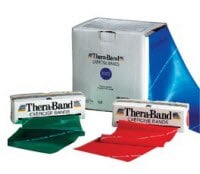 Thera-Band Exercise Band, 6" x 100 yd, Yellow (Thin Resistance)