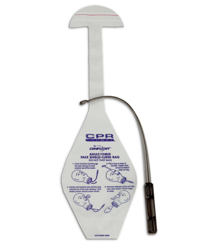 Nasco Healthcare CPR Barrier Face Shield, 10/Package