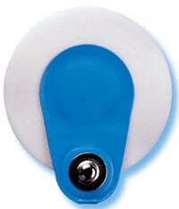 Ambu Blue Sensor SP Electrode, Adult, 38mm, Foam/Hydrogel, Blue Snap, 4/Package