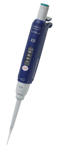 Acura Single Channel Pipette, 0.5-10 µL, Manual, Adjustable, XS, 826