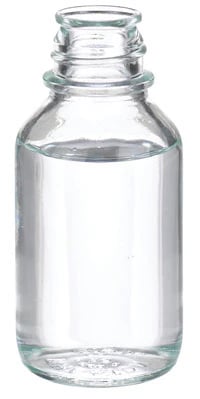 Wheaton Media Bottle, Borosilicate Glass, Clear, 125mL, No Cap, Type I, 48/Case