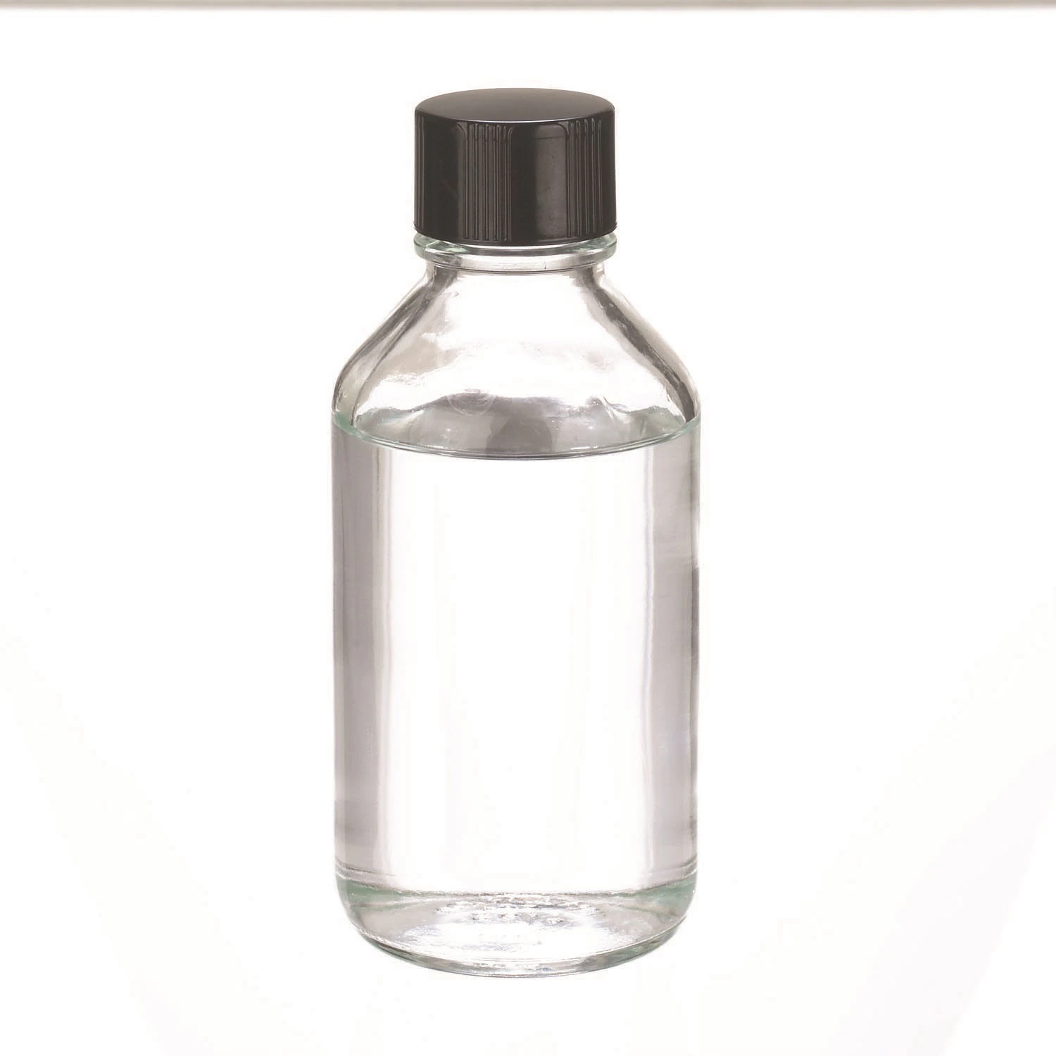Wheaton Media Bottle, Borosilicate Glass, LDPE-Lined Phenolic Cap, Clear, 250mL, 48/Pk