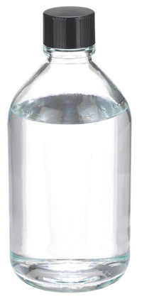 Wheaton Media Bottle, Borosilicate Glass, Rubber-Lined Phenolic Cap, Clear, 500mL, 24/Pk