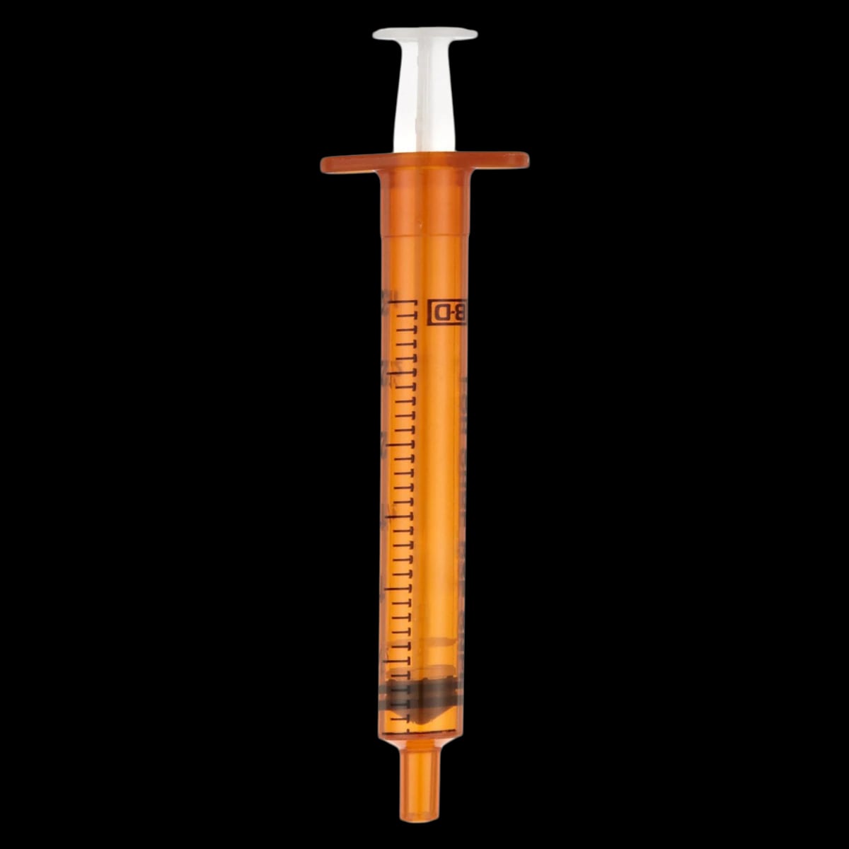 BD Oral Syringe, 5 mL, with Tip Cap, Polypropylene, Amber, 1 Each