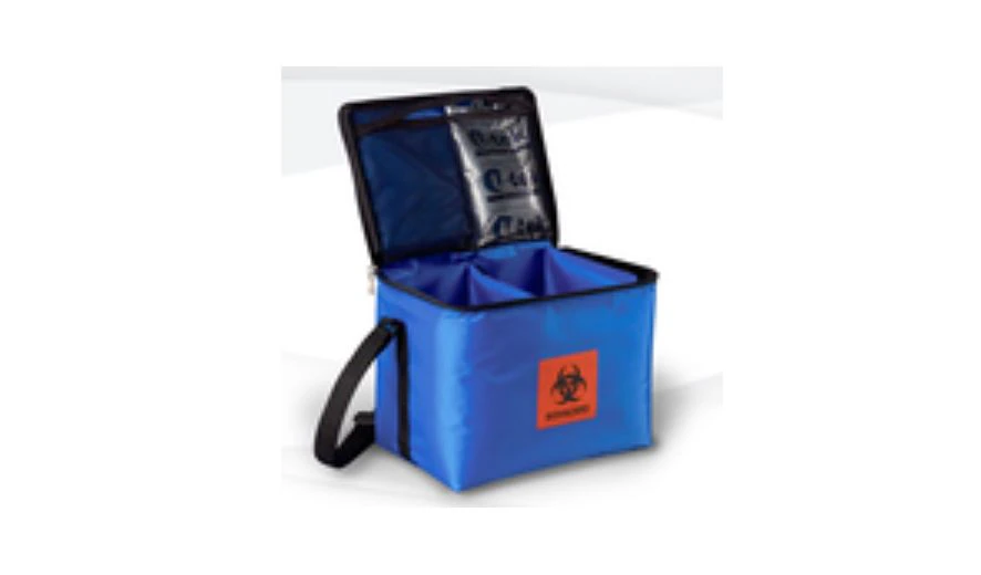 Thermosafe Duo-Temp Medical Transporter Tote, 9-3/4 x 7-1/2 x 7-1/2 in, with U-tek Refrigerant, Each