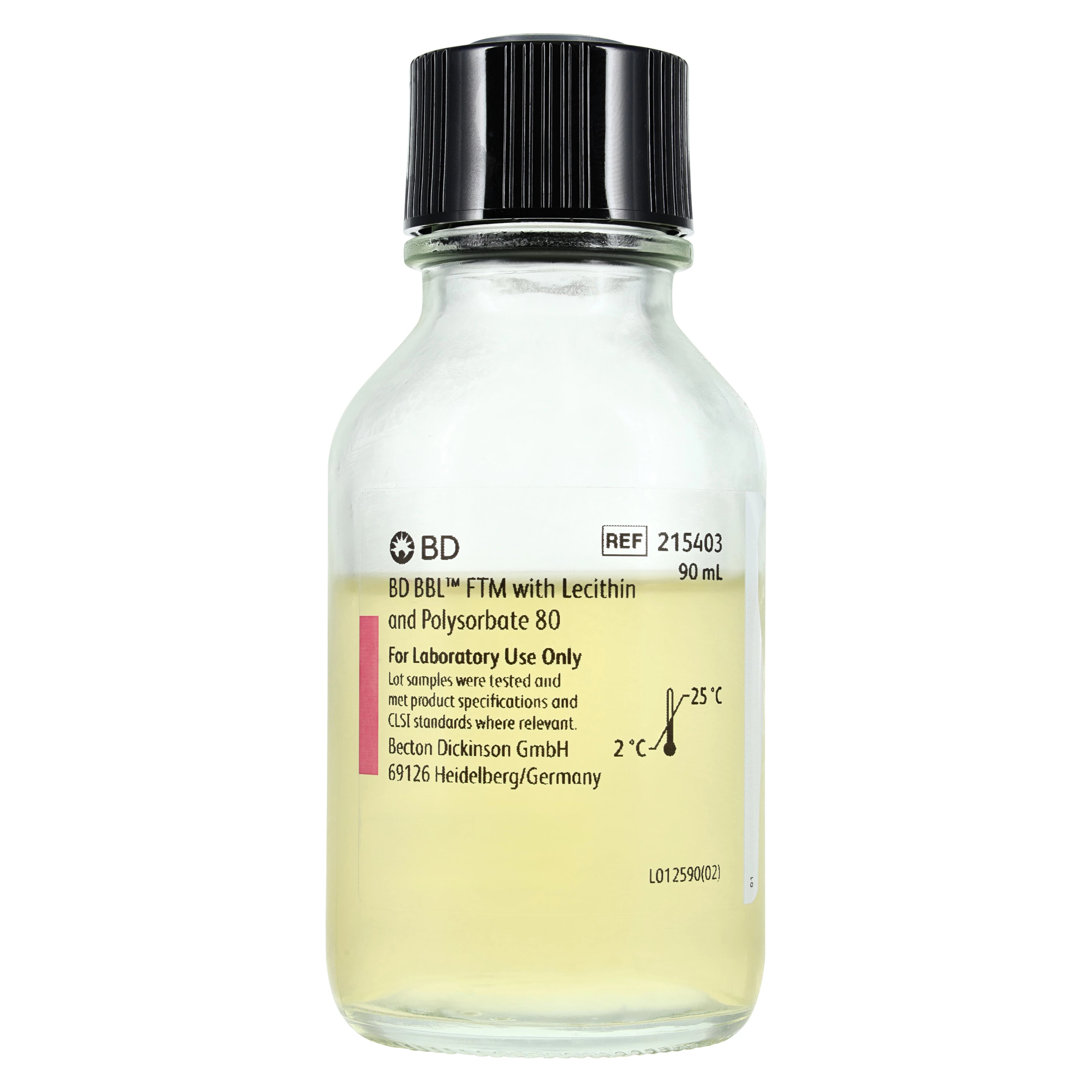 BD BBL FTM Lecithin Polysorbate 80 Culture Medium, 90 mL Tube, 10/Package