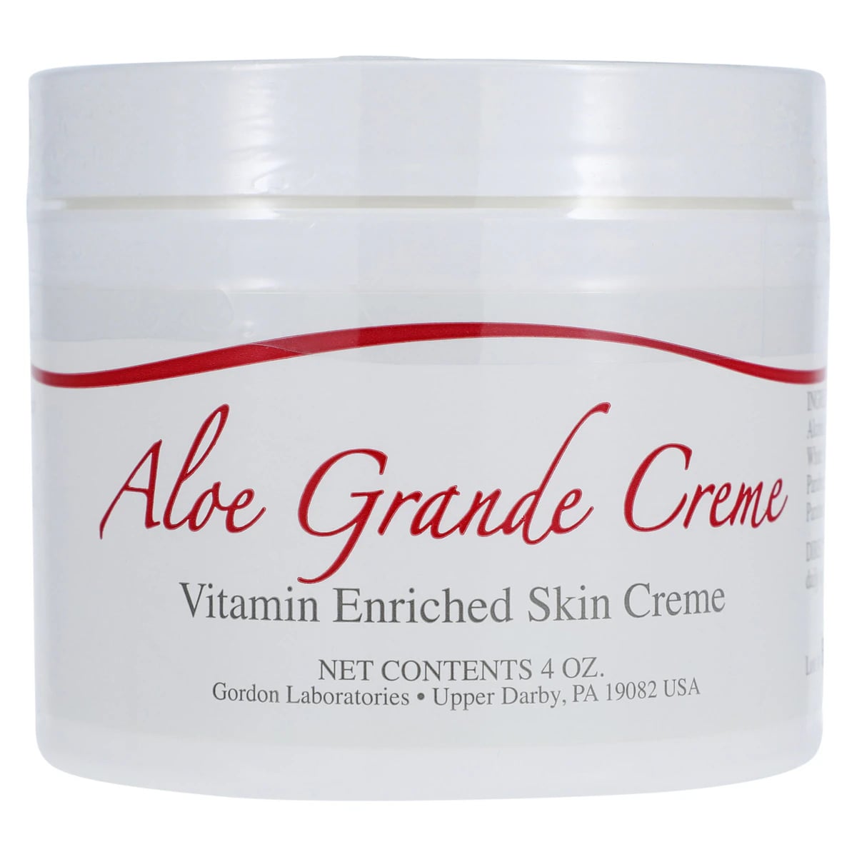 Gordon Laboratories Aloe Grande Creme, 4 oz Jar