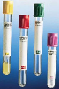 Vacutainer Tube ACD Solution A, Yellow, 8.5 mL, Conventional Closure, Sterile, Glass, 100/Box