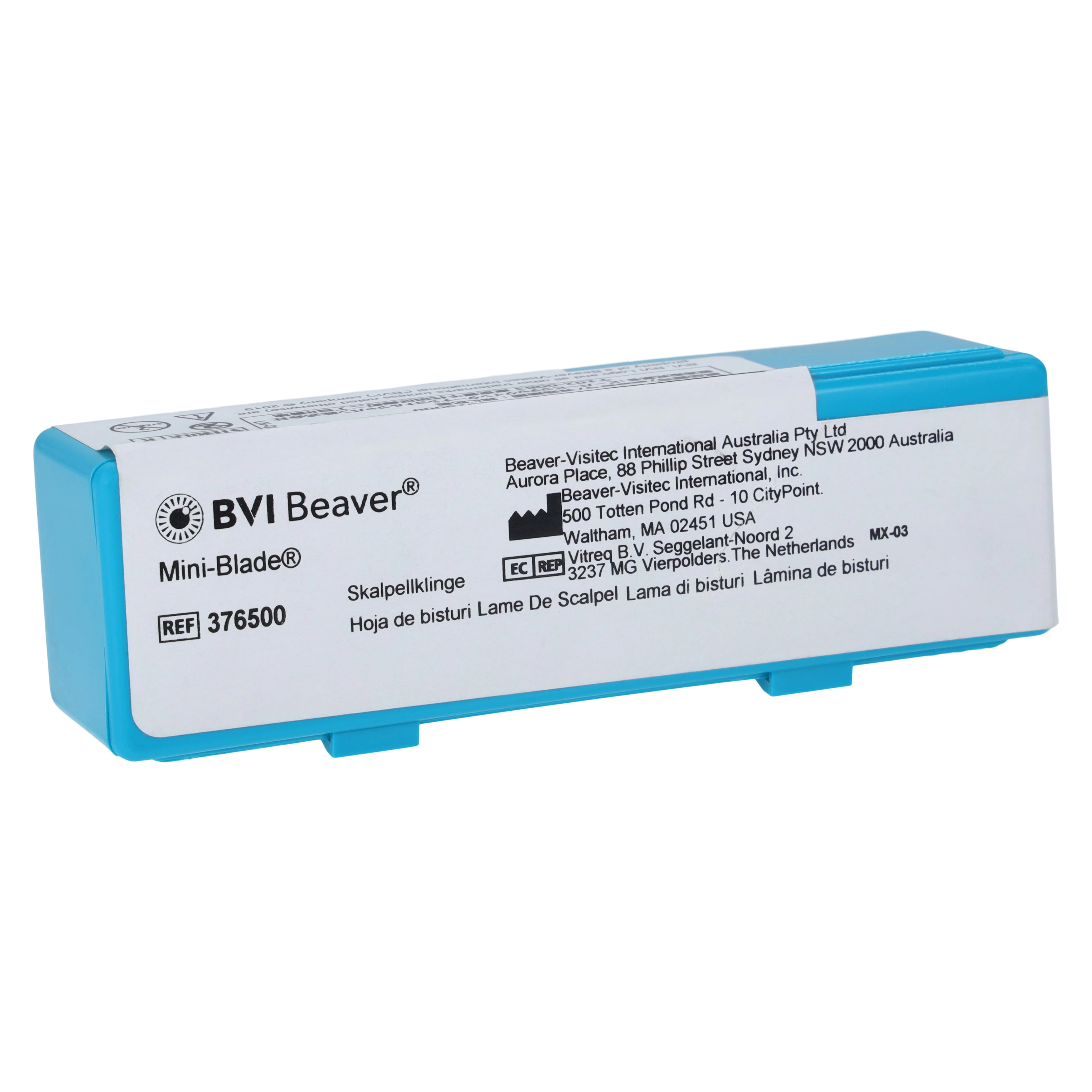 Beaver-Visitec Mini Blades, Stainless Steel Sterile Surgical Blade #65