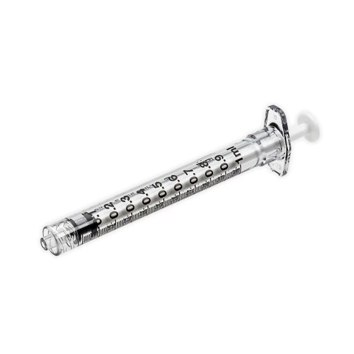 Becton-Dickinson Syringes Luer Lok Disposable, 1cc, No Dead Space, Without Needle, Sterile, 100/Box