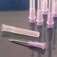 BD PrecisionGlide Hypodermic Needle, 18G x 1-1/2", Regular Bevel, Sterile, Pink, Low Dead Space, 100/Box, 305196