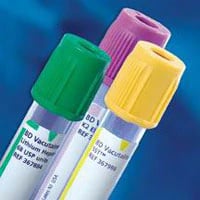 BD Vacutainer Plus Venous Blood Collection Tube, K2EDTA, Lavender Hemogard Closure, 6 mL, Plastic, 100/Box