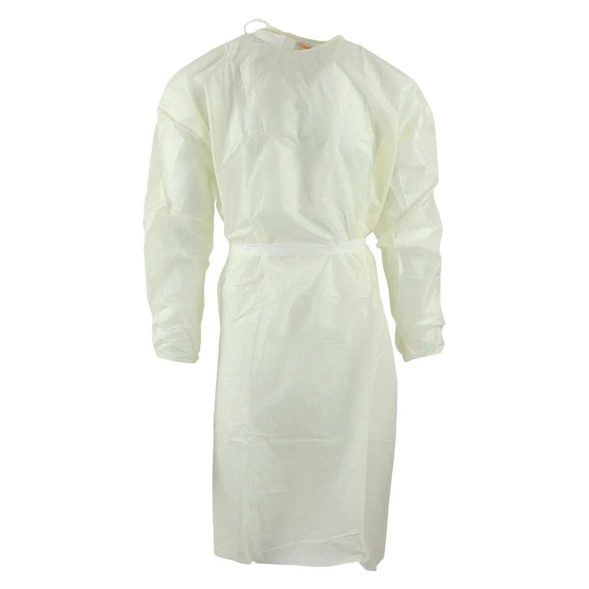 Cardinal Gown Isolation AAMI Level 2 SMS Yellow, Universal Adult Size, 10/Package