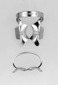 Ivory Stainless Steel Rubber Dam Clamp #5, Winged, Large Upper Molar, 1 Each, 50057326