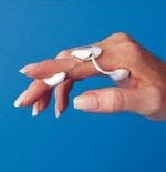 LMB Spring Finger Extension Splint, Size D, Wire/Foam