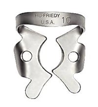 Ivory Stainless Steel Rubber Dam Clamp #10 Winged Molar, Single, 50057338