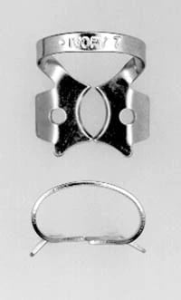 Ivory Rubber Dam Clamp #7, Winged, Stainless Steel, Regular Molar, 1 Each, 50057328