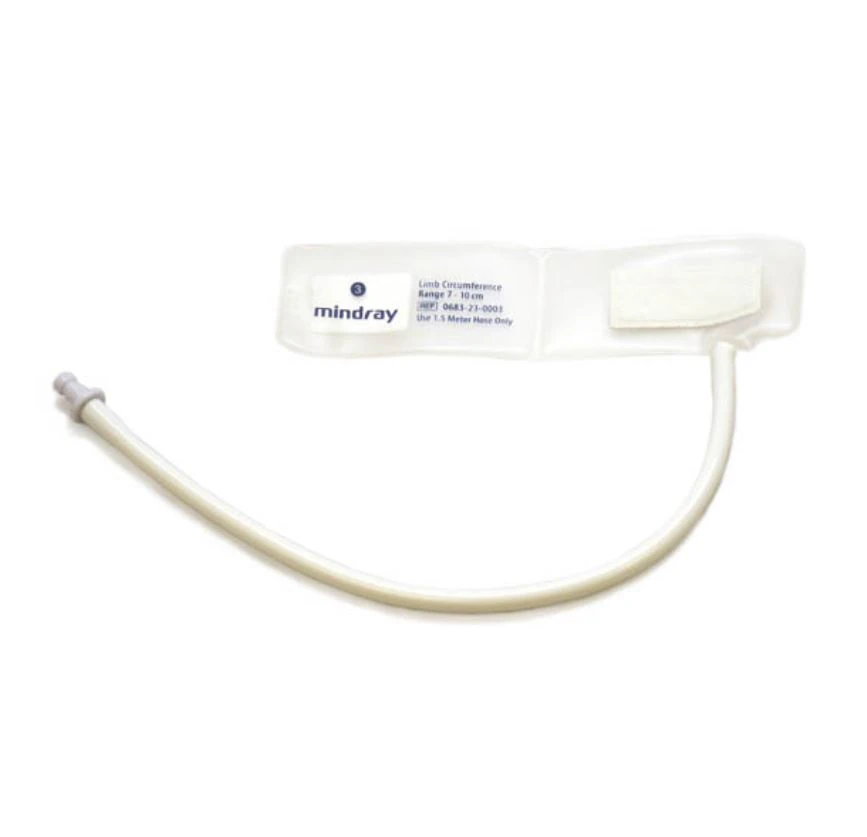 Mindray Disposable NIBP Cuff, Size 3, White, Latex-Free, for Accutorr V/Passport 2/V/Spectrum Monitors, 10/Box