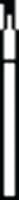 Piranha® Single Patient Use Diamond Bur, Inverted Cone, Coarse Grit, Friction Grip, Size #805-012C, 1.2 mm Diameter, 25/Pkg