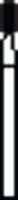 Piranha Diamond Single-Use Burs, FG, Football, # 379-018, 1.8 mm, Medium, Blue, 25/Pk, 379-018M