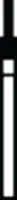 SS White Piranha Single-Use Diamond Bur, FG, Christmas Tree, Fine, #852-012F, 1.2 mm, Red Ring, 25/Pk