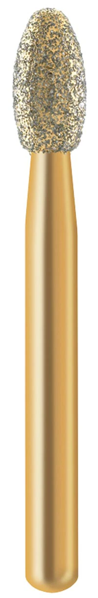 Great White Z Diamond Bur, FG, Football, #379-023, 2.3 mm, Medium Grit, 5/Pk, 18164