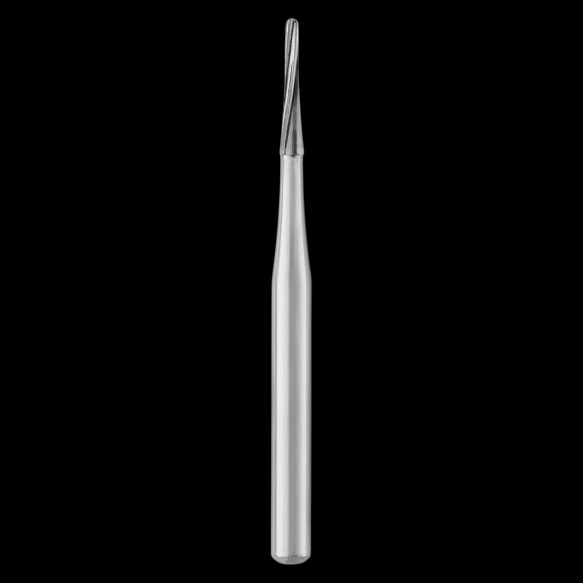 SS White FG #1170L Carbide Bur, Tapered Fissure Round End, 1.0 mm Diameter, 5.0 mm Length, Friction Grip, 10/Pkg