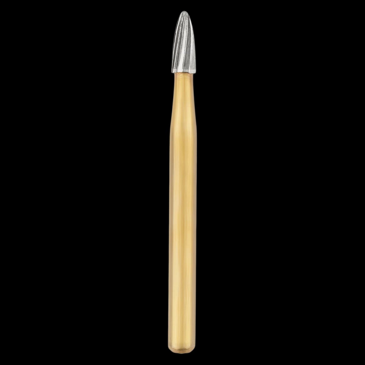 SS White Trimming & Finishing Carbide Bur, 12 Blade FG, Egg Shape, Size #7404, 100/Bx