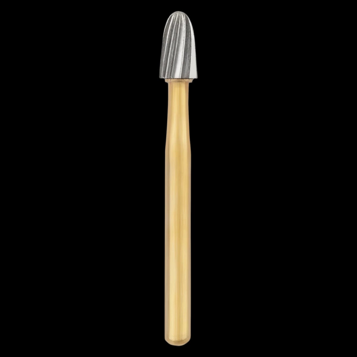 SS White 7408G Tungsten Carbide Trimming & Finishing Bur, 12-Blade, FG, Football/Egg Shape, 100/Bx