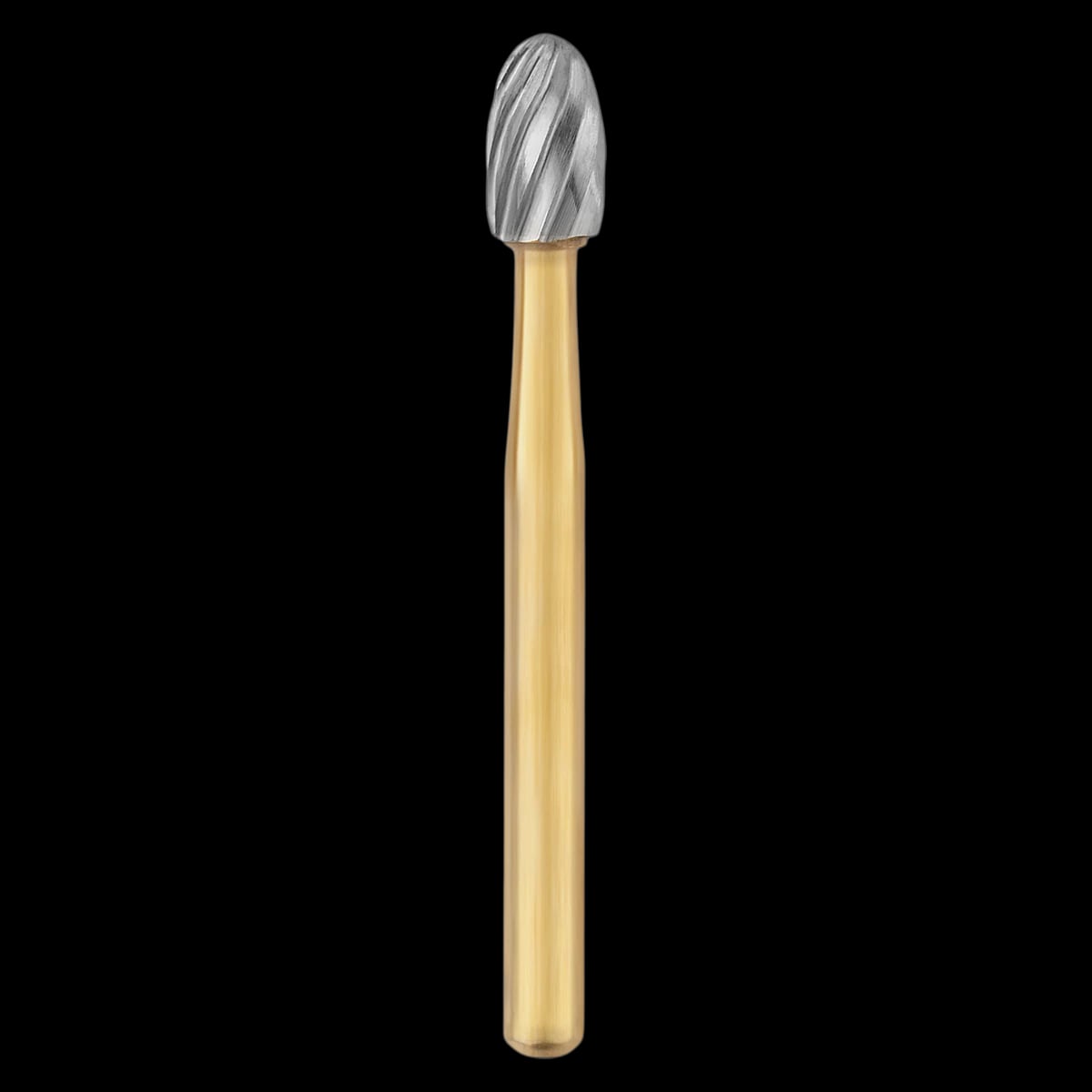 SS White FG #7379 12-Blade Egg-Shaped Trimming & Finishing Carbide Bur, Friction Grip, 100/Bx