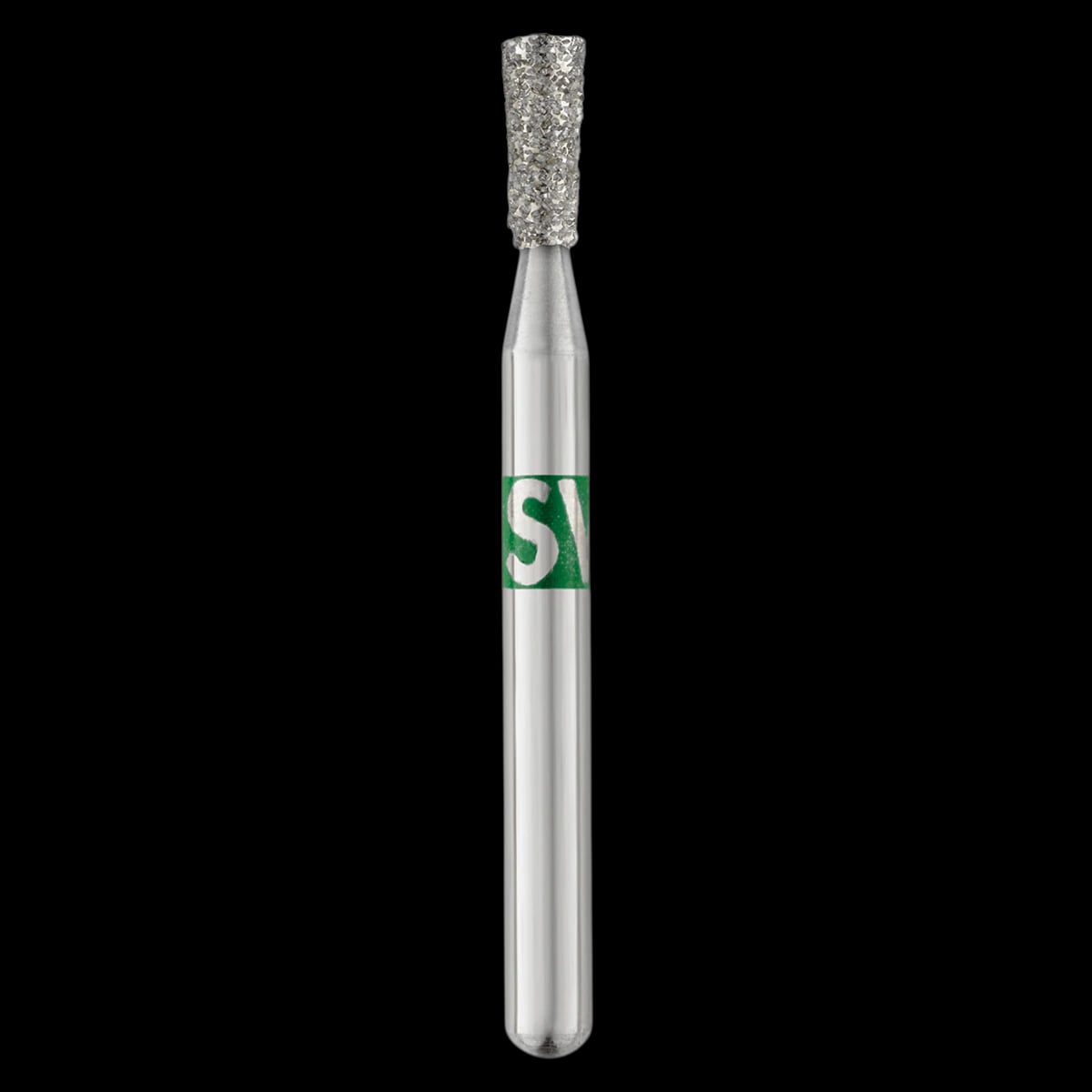 SS White Piranha Single-Use Diamond Bur, FG Friction Grip, Coarse Grit, Inverted Cone, #807-016C, 25/Pk