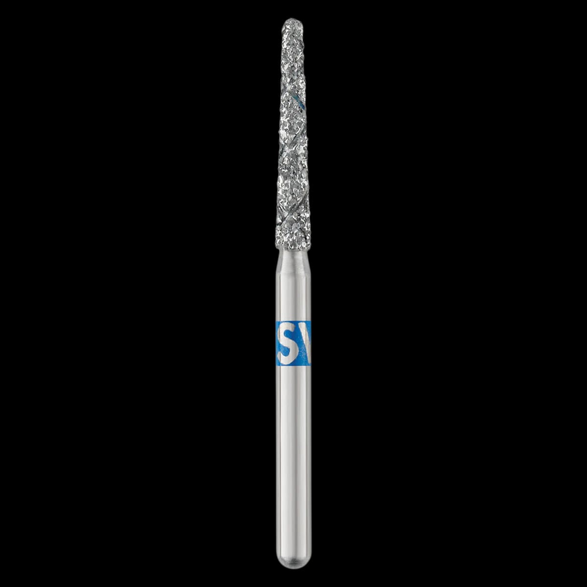 Piranha 2X Diamond Burs, FG, Round End Taper, #850-016, 1.6 mm, Medium, Blue, 5/Pk, 850-016-2X
