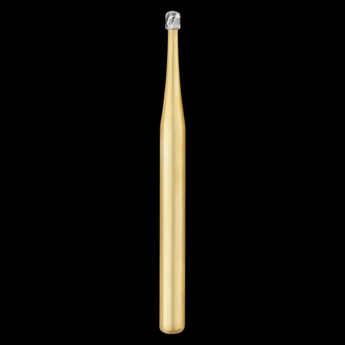 SS White Great White Gold Series Sterile Carbide Bur, Round, FG, #2 (GW2R), 25/Roll