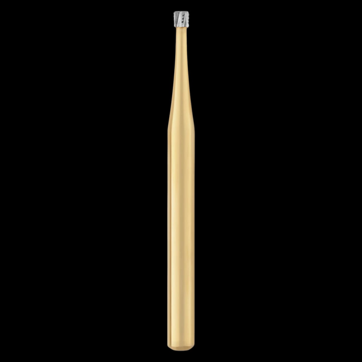 SS White Great White Gold Carbide Bur, Inverted Cone, Friction Grip, Sterile, #35 (GW35), 25/Roll
