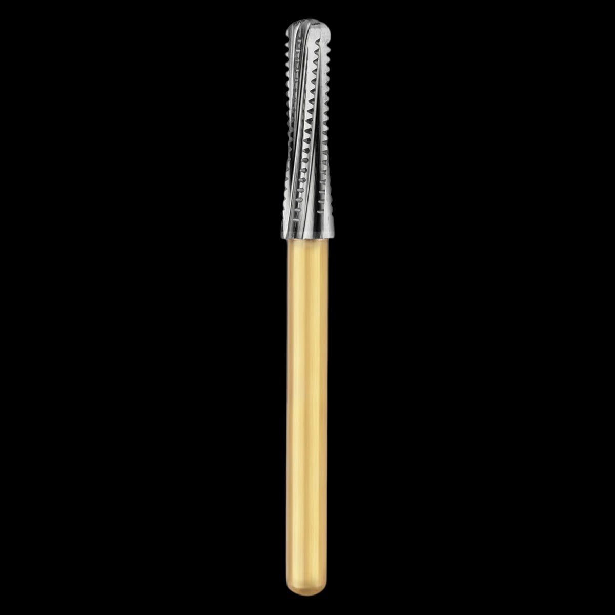 SS White Great White Ultra Sterile Carbide Bur, FG, Round End Taper Crosscut, #856-020, 25/Roll