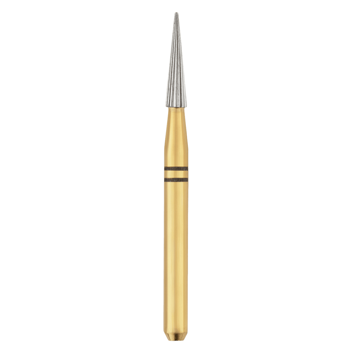 SS White SE6 Safe End Finishing Carbide Bur, 20 Blade, Friction Grip, Sterile, Roll of 25