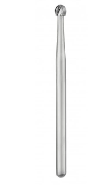 SS White #6 Sterile Carbide Bur, Round, HP (Handpiece) Shank, 25/Pkg
