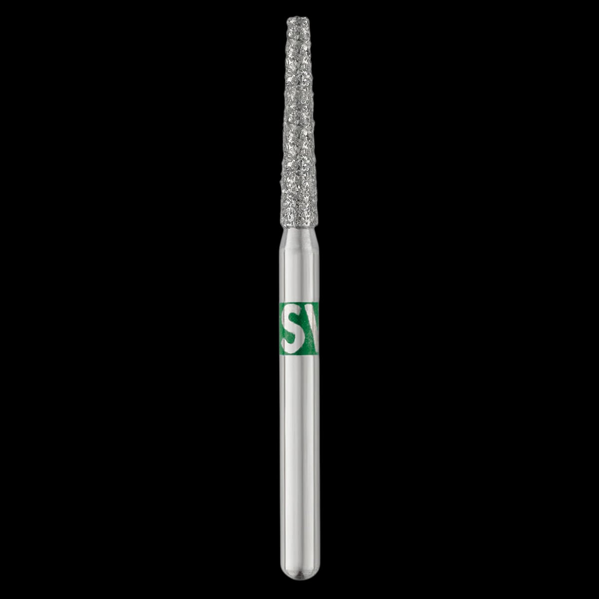 Piranha Diamond Bur FG 847-016C, Coarse Flat End Taper, 8.0 mm, 25/Pkg
