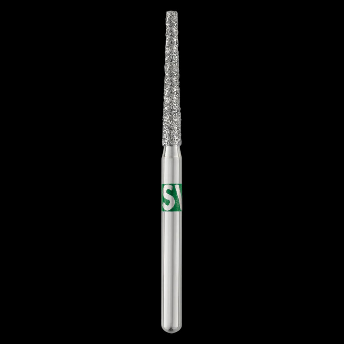 Piranha Diamond Bur FG 848-016C, Coarse Flat End Taper, 10.0 mm, 25/Package