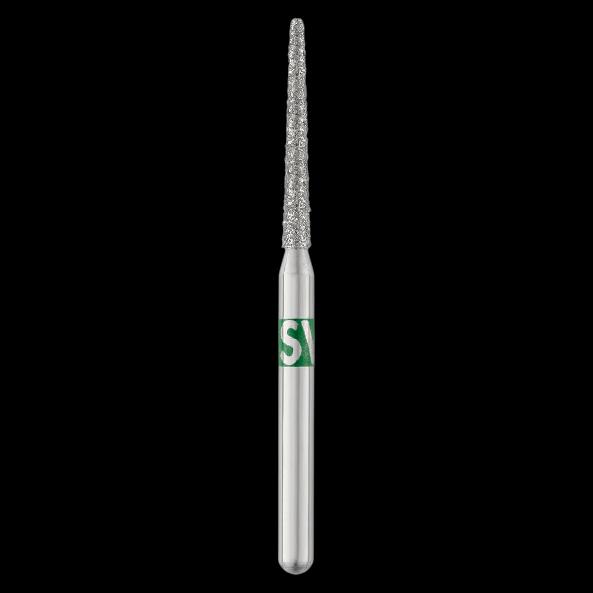 Piranha Diamond Bur FG Coarse Round End Taper 850-014C, 25/Pkg