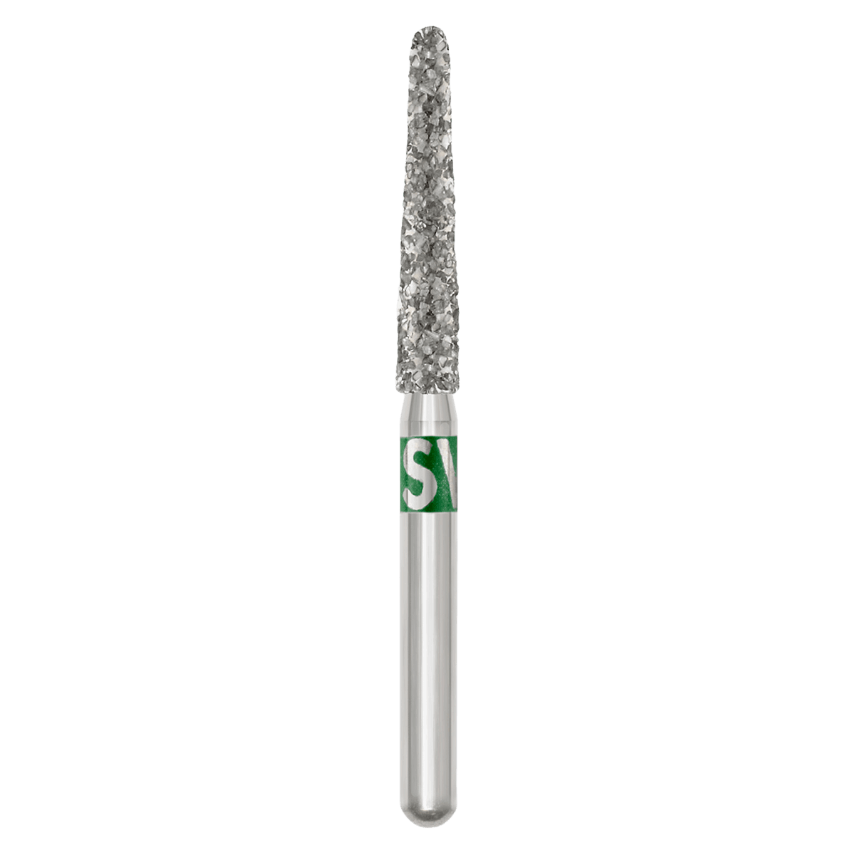Piranha Diamond FG 856-025C Friction Grip Coarse Round End Taper Bur, 8.0 mm, 25/Pk