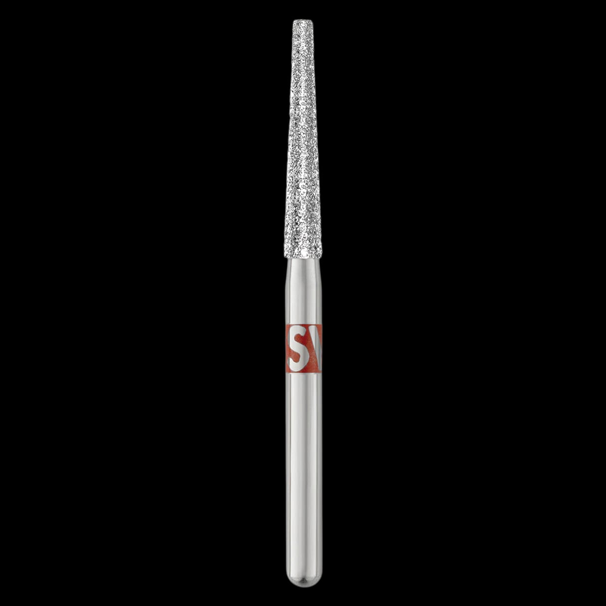 SS White Piranha Single-Use Diamond Bur, Fine Grit, Flat End Taper, FG, 848-018F, 25/Pk