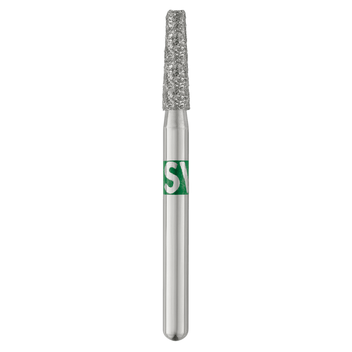 SS White Piranha Diamond Bur 846KR-018C, Coarse Grit, Modified Flat End Taper, Friction Grip, Single-Use, 25/Pk