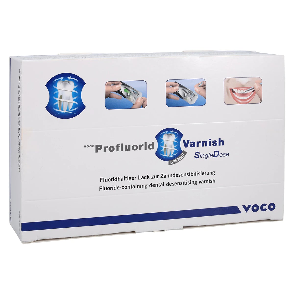 VOCO Profluorid 5% Sodium Fluoride Varnish, Cherry, Single-Dose 0.4 mL, 50/Pkg, 2227