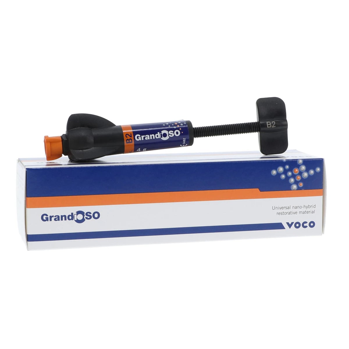 GrandioSO Universal Nanohybrid Restorative Composite, 4g Syringe, Shade B2, 1/Pkg