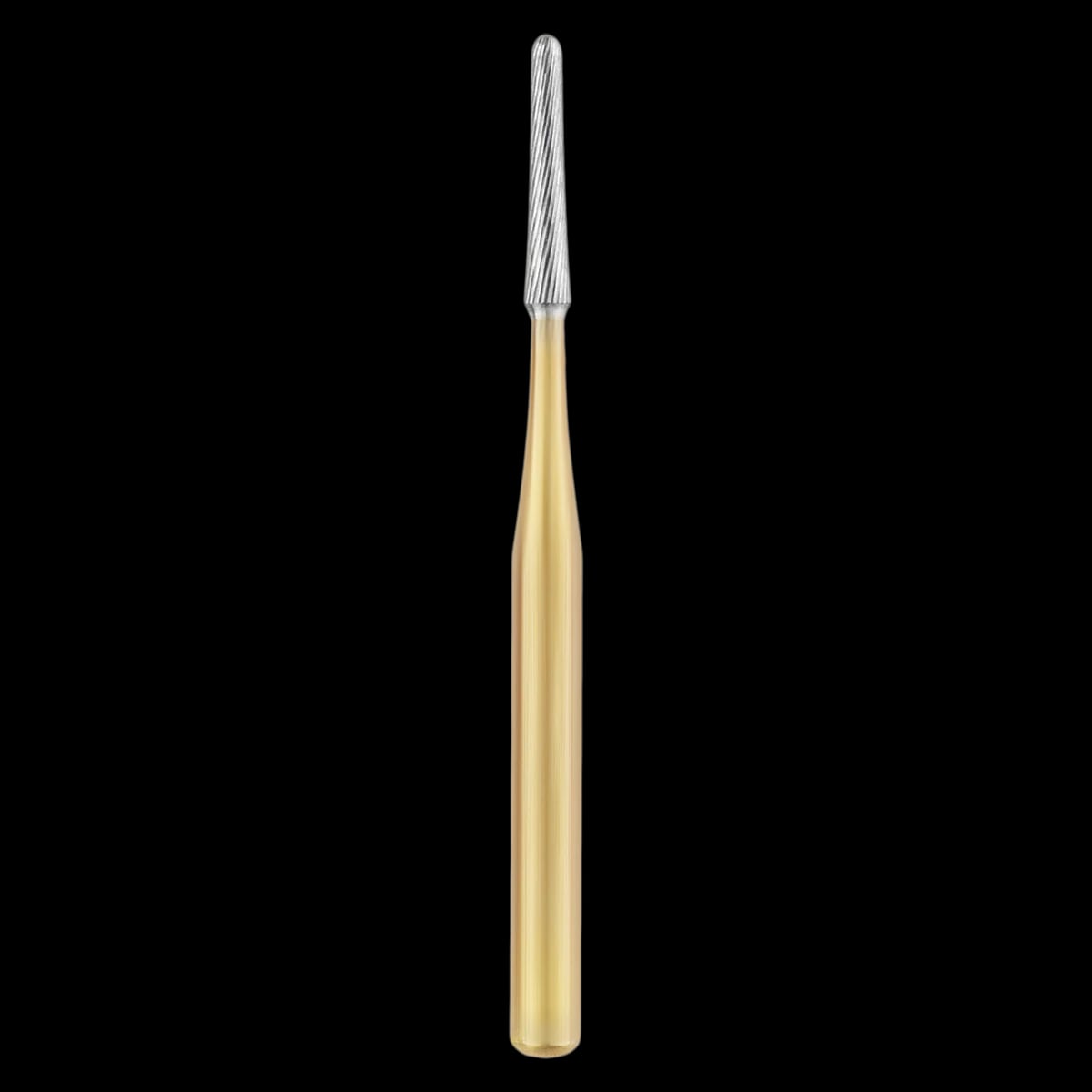 SS White 9642 Trimming & Finishing Sterile Carbide Bur, FG, Tapered Fissure, 30 Blades, 25/Roll, FF9642
